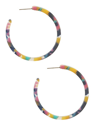 Metro Acetate Multicolored Hoops