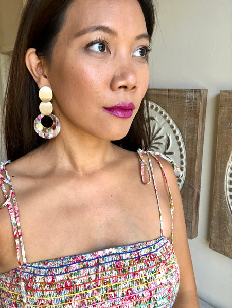 Rumi Fiesta Resin Earrings