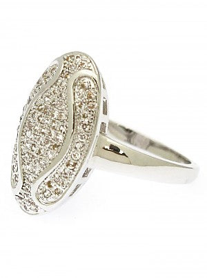 Cubic zirconia art deco on sale rings