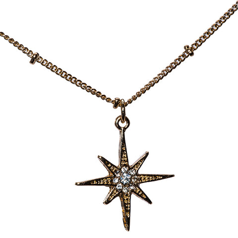 Celestia Layered Moon & Stars Necklace