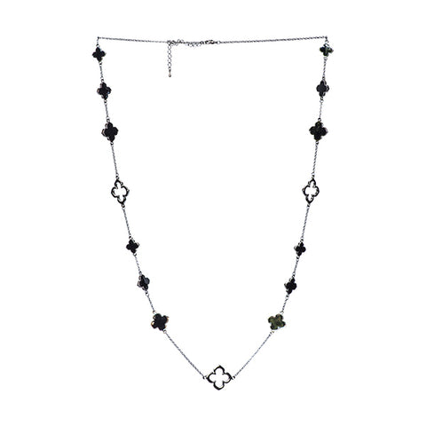 Brigitte Clover Long Necklace