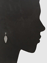 Sedona Silver Druzy Earrings