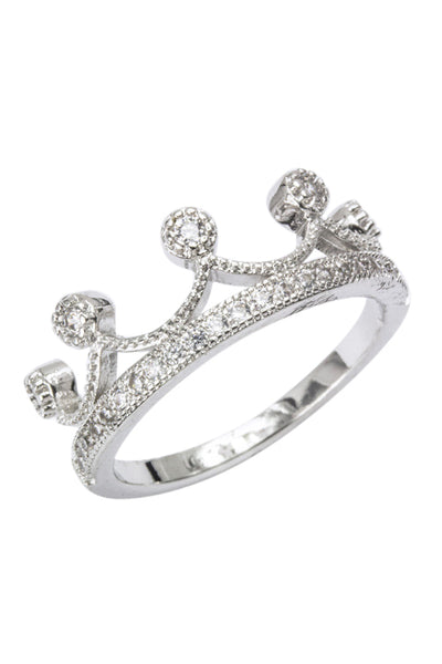 Elsa Crystal Crown Ring