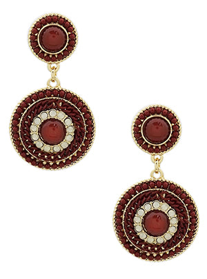 Ruby Red Chandbali Dangler Earrings, Royal Indian Jewellery, Pakistani  Wedding Jewelry, Gold Kundan Earring, for Parties and Festivals - Etsy