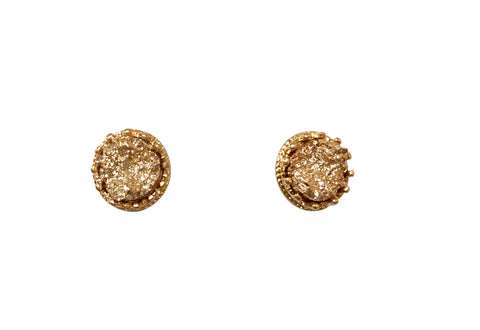Haven Rose Gold Druzy Earrings